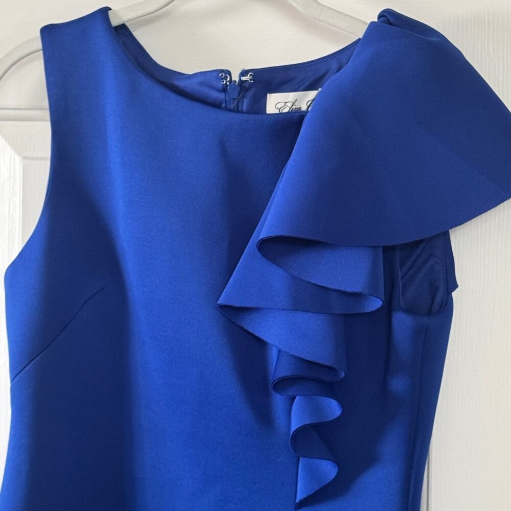 Eliza J Royal Blue Fancy Dress Size 6 - Picture 5 of 9